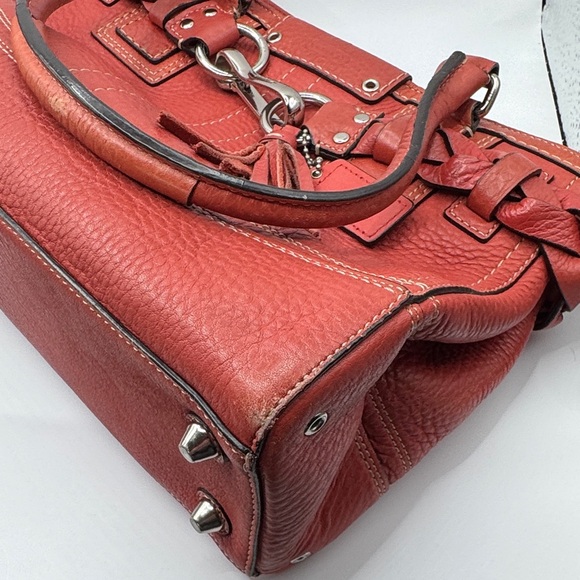 RARE! COACH LTD Edition Hamptons Vintage Leather Braided Satchel–MSRP $698 - Picture 10 of 12